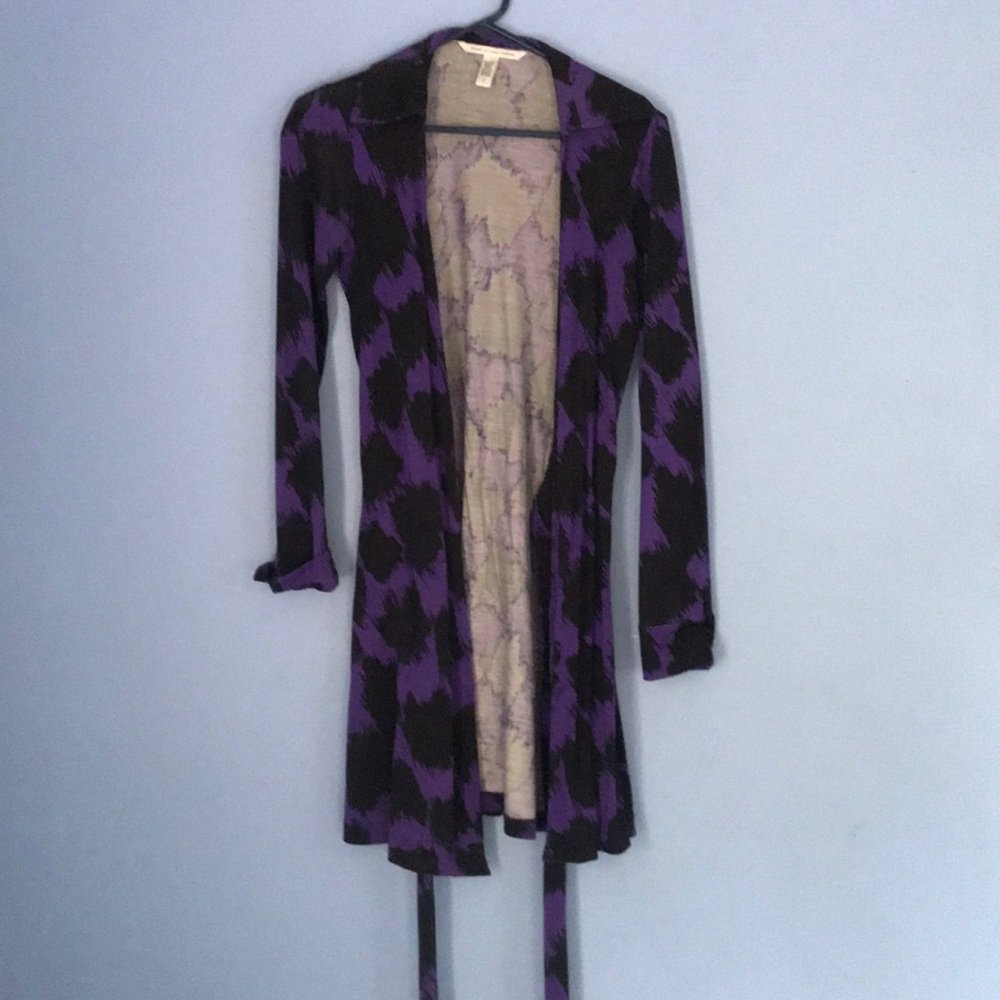 Silk wrap dress